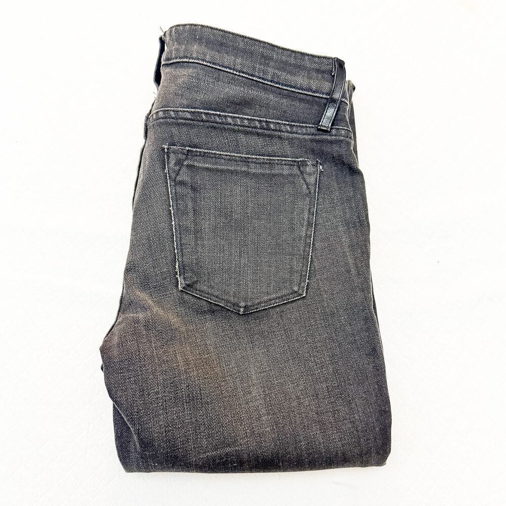 Helmut Lang Gray Charcoal Skinny Denim Jeans Zip Fly Size 26